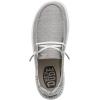imageHey Dude Womens Wendy Linen  Womens Shoes  Womens Lace Up Loafers  Comfortable ampamp LightWeightLunar Rock