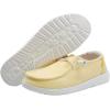 imageHey Dude Womens Wendy Linen  Womens Shoes  Womens Lace Up Loafers  Comfortable ampamp LightWeightSunshine