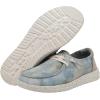 imageHey Dude Womens Wendy Linen  Womens Shoes  Womens Lace Up Loafers  Comfortable ampamp LightWeightTie Dye Dawn Blue