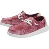 imageHey Dude Womens Wendy Linen  Womens Shoes  Womens Lace Up Loafers  Comfortable ampamp LightWeightTie Dye Red
