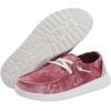 imageHey Dude Womens Wendy Linen  Womens Shoes  Womens Lace Up Loafers  Comfortable ampamp LightWeightTie Dye Red