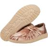imageHey Dude Womens Wendy Linen  Womens Shoes  Womens Lace Up Loafers  Comfortable ampamp LightWeightTie Dye Rose
