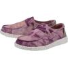 imageHey Dude Womens Wendy Linen  Womens Shoes  Womens Lace Up Loafers  Comfortable ampamp LightWeightTie Dye Violet Ombre