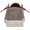 imageHey Dude Womens Wendy Linen  Womens Shoes  Womens Lace Up Loafers  Comfortable ampamp LightWeightTie Dye Violet Ombre