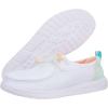 imageHey Dude Womens Wendy Perf Sport  Womens Shoes  Womens Slip On Loafers  Comfortable ampamp LightWeightWhite
