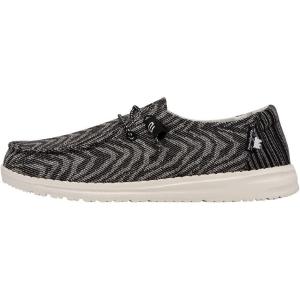 imageHey Dude Wendy Print  Womens Shoes  Womens Slipon Loafers  Comfortable ampamp LightWeightZebra Black Stripe