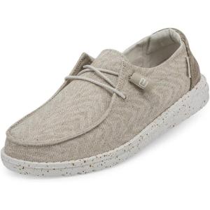 imageHey Dude Wendy Print  Womens Shoes  Womens Slipon Loafers  Comfortable ampamp LightWeightZebra Neutral