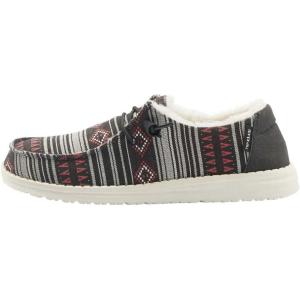 imageHey Dude Womens Wendy Boho SlipOn Casual Shoes LoaferBoho Stripe Chili Pepper