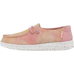 imageHey Dude Womens Wendy Linen  Womens Shoes  Womens Lace Up Loafers  Comfortable ampamp LightWeightLight Yellow