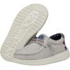 imageHey Dude Boys Wally Patriotic SlipOn Casual ShoeOff White Patriotic