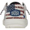 imageHey Dude Boys Wally Patriotic SlipOn Casual ShoeOff White Patriotic