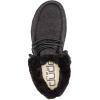 imageHey Dude Girls Britt Youth Multiple Colors ampamp Sizes  Girls Shoes  Girls Lace Up Boots  Comfortable ampamp LightWeightSparking Total Black