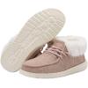 imageHey Dude Girls Britt Youth Multiple Colors ampamp Sizes  Girls Shoes  Girls Lace Up Boots  Comfortable ampamp LightWeightStretch Fleece Pink