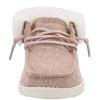 imageHey Dude Girls Britt Youth Multiple Colors ampamp Sizes  Girls Shoes  Girls Lace Up Boots  Comfortable ampamp LightWeightStretch Fleece Pink