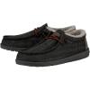 imageHey Dude Mens All Wally Styles  Mens Shoes  Mens Lace Up Loafers  Comfortable ampamp LightWeightBlack Shell