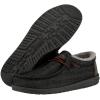 imageHey Dude Mens All Wally Styles  Mens Shoes  Mens Lace Up Loafers  Comfortable ampamp LightWeightBlack Shell