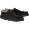 imageHey Dude Mens All Wally Styles  Mens Shoes  Mens Lace Up Loafers  Comfortable ampamp LightWeightBlack Shell