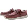 imageHey Dude Mens All Wally Styles  Mens Shoes  Mens Lace Up Loafers  Comfortable ampamp LightWeightBurgundy