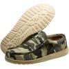 imageHey Dude Mens All Wally Styles  Mens Shoes  Mens Lace Up Loafers  Comfortable ampamp LightWeightCamo