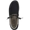 imageHey Dude Mens All Wally Styles  Mens Shoes  Mens Lace Up Loafers  Comfortable ampamp LightWeightFunk Black