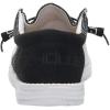 imageHey Dude Mens All Wally Styles  Mens Shoes  Mens Lace Up Loafers  Comfortable ampamp LightWeightFunk Black Ice