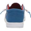 imageHey Dude Mens All Wally Styles  Mens Shoes  Mens Lace Up Loafers  Comfortable ampamp LightWeightFunk Blue Red