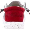 imageHey Dude Mens All Wally Styles  Mens Shoes  Mens Lace Up Loafers  Comfortable ampamp LightWeightFunk Dark Grey Red