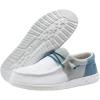 imageHey Dude Mens All Wally Styles  Mens Shoes  Mens Lace Up Loafers  Comfortable ampamp LightWeightFunk White Grey