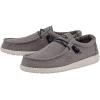 imageHey Dude Mens All Wally Styles  Mens Shoes  Mens Lace Up Loafers  Comfortable ampamp LightWeightGray and Cream