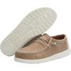 imageHey Dude Mens All Wally Styles  Mens Shoes  Mens Lace Up Loafers  Comfortable ampamp LightWeightRecycled Leather Travertine