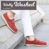 imageHey Dude Mens All Wally Styles  Mens Shoes  Mens Lace Up Loafers  Comfortable ampamp LightWeightRed