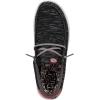 imageHey Dude Mens Wally Jersey  Mens Loafers  Mens Slip On Shoes  Comfortable ampamp LightWeightBlack