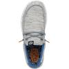 imageHey Dude Mens Wally Jersey  Mens Loafers  Mens Slip On Shoes  Comfortable ampamp LightWeightLight Grey