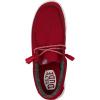 imageHey Dude Wally Sport Mesh  Shoes for Men  Textile Lining  Rounded Toe  Textile Outsole  Removable InsoleDark Red