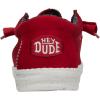 imageHey Dude Wally Sport Mesh  Shoes for Men  Textile Lining  Rounded Toe  Textile Outsole  Removable InsoleDark Red