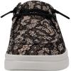 imageHey Dude Womens Wendy Rise Peacock  Womens Shoes  Womens Lace Up Loafers  Comfortable ampamp LightWeightBlack