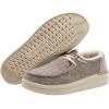 imageHey Dude Womens Wendy Rise Peacock  Womens Shoes  Womens Lace Up Loafers  Comfortable ampamp LightWeightHerringbone Brown