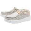 imageHey Dude Womens Wendy Rise Peacock  Womens Shoes  Womens Lace Up Loafers  Comfortable ampamp LightWeightLeopard Azure