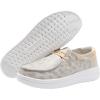imageHey Dude Womens Wendy Rise Peacock  Womens Shoes  Womens Lace Up Loafers  Comfortable ampamp LightWeightLeopard Azure