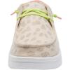 imageHey Dude Womens Wendy Rise Peacock  Womens Shoes  Womens Lace Up Loafers  Comfortable ampamp LightWeightLeopard Neon Beige