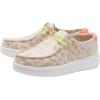 imageHey Dude Womens Wendy Rise Peacock  Womens Shoes  Womens Lace Up Loafers  Comfortable ampamp LightWeightLeopard Neon Beige