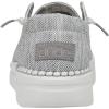 imageHey Dude Womens Wendy Rise Peacock  Womens Shoes  Womens Lace Up Loafers  Comfortable ampamp LightWeightLunar Rock