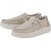 imageHey Dude Womens Wendy Rise Peacock  Womens Shoes  Womens Lace Up Loafers  Comfortable ampamp LightWeightRise Beige