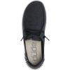 imageHey Dude Womens Wendy Rise Peacock  Womens Shoes  Womens Lace Up Loafers  Comfortable ampamp LightWeightRise Black