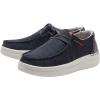 imageHey Dude Womens Wendy Rise Peacock  Womens Shoes  Womens Lace Up Loafers  Comfortable ampamp LightWeightRise Black Grey