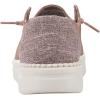 imageHey Dude Womens Wendy Rise Peacock  Womens Shoes  Womens Lace Up Loafers  Comfortable ampamp LightWeightRise Plaid Pink
