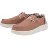 imageHey Dude Womens Wendy Rise Peacock  Womens Shoes  Womens Lace Up Loafers  Comfortable ampamp LightWeightRise Plaid Pink