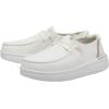 imageHey Dude Womens Wendy Rise Peacock  Womens Shoes  Womens Lace Up Loafers  Comfortable ampamp LightWeightSpark White 2