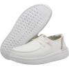 imageHey Dude Womens Wendy Rise Peacock  Womens Shoes  Womens Lace Up Loafers  Comfortable ampamp LightWeightSpark White 2