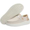 imageHey Dude Womens Wendy Rise Peacock  Womens Shoes  Womens Lace Up Loafers  Comfortable ampamp LightWeightTan Orange